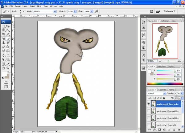 Creation of Alien Vacation: Step 13